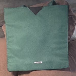 Prada Men's Bag in Forest Green